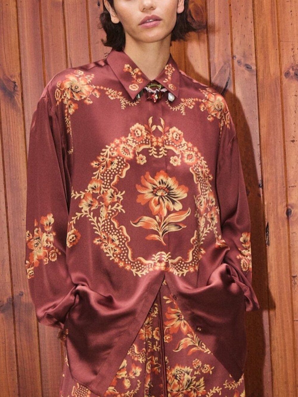 Alemais Seraphina Silk Shirt - Size US 2